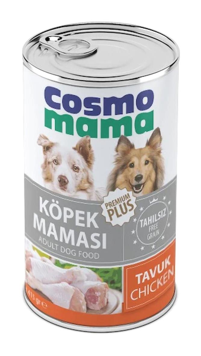 Cosmo Mama Tavuk Etli Aromalı Parça Etli Yetişkin Köpek Maması 415 gr 24'lü