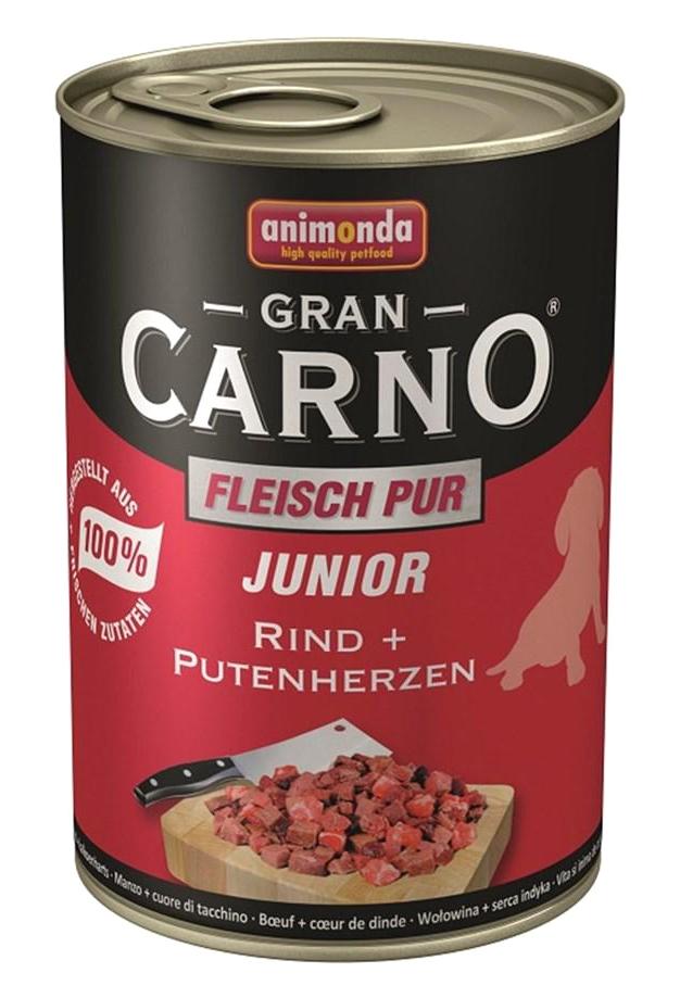 Animonda Gran Carno Sığır Etli Aromalı Parça Etli Yavru Köpek Maması 400 gr Tekli