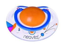 Nuk 0 Ay+ Delikli Ortodontik Silikon Emzik Şeffaf