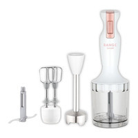 Range Lowell 2 lt Plastik Hazneli Turbolu 4 Bıçaklı 5'li Blender Seti Beyaz