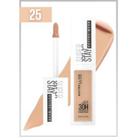 Maybelline New York 25 Medium Nemlendiricili Göz Altı ve Yüz Likit Fırça Kapatıcı