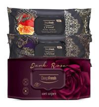 Deep Fresh Oriental Karma 120 Yaprak 3'lü Paket Islak Mendil