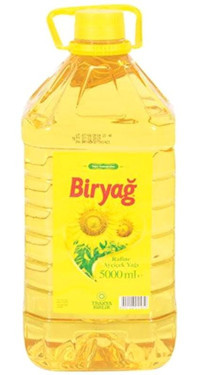 Biryağ Rafine Pet Ayçiçek Yağı 5 lt