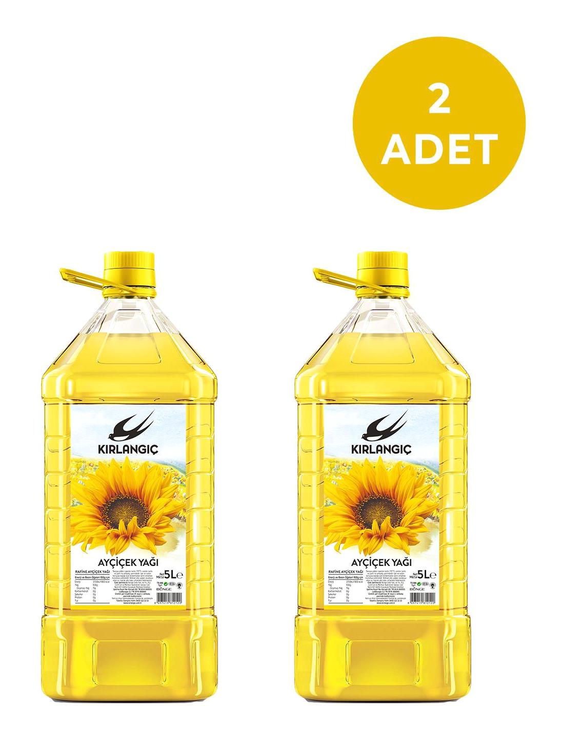 Kırlangıç Pet Ayçiçek Yağı 2x5 lt
