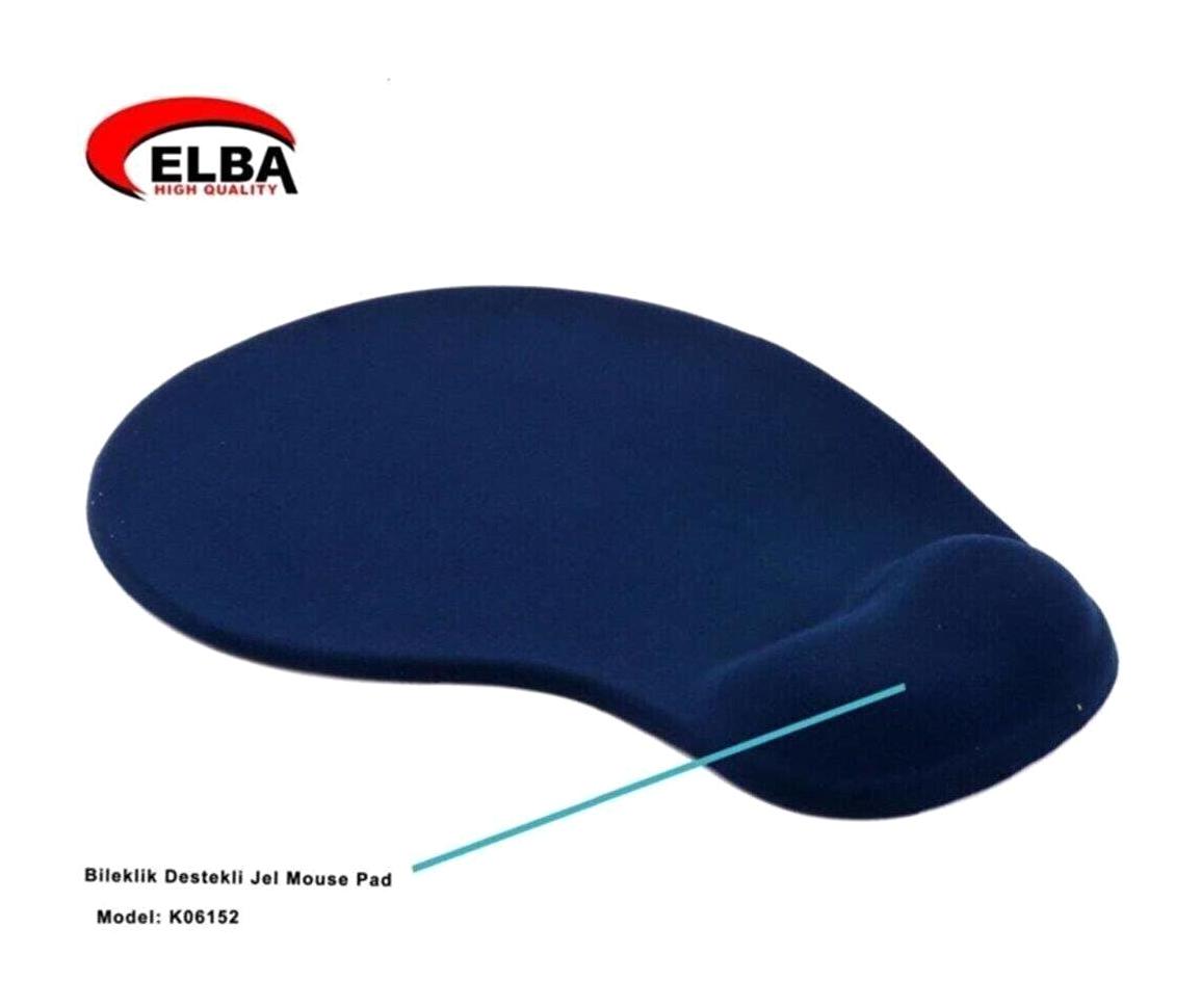 Elba K06152 Bileklikli Jel Mouse Pad Mavi 25 X 19cm