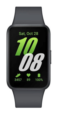 Samsung Galaxy Fit3 Adımsayar Su Geçirmez Android - iOS Dokunmatik Akıllı Bileklik Gri