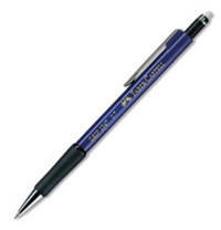 Faber-Castell Grip II 1347 Silgili Plastik Metalik Mavi 0.7 mm Uçlu Versatil Kalem