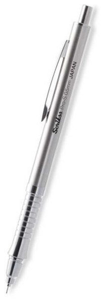 Scrikss Office Pro S Silgili Metal Metalik Gri 0.5 mm Uçlu Versatil Kalem