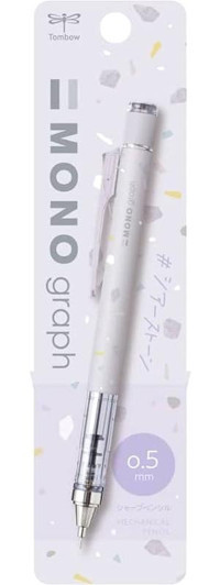 Tombow Terrazzo Color Silgili Plastik Pembe 0.5 mm Uçlu Versatil Kalem