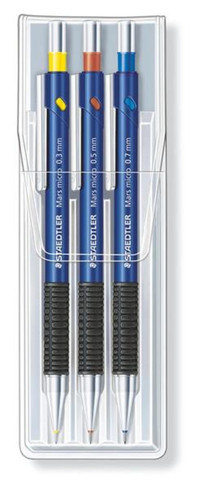 Staedtler Silgili Plastik Metalik Mavi Uçlu Versatil Kalem Seti