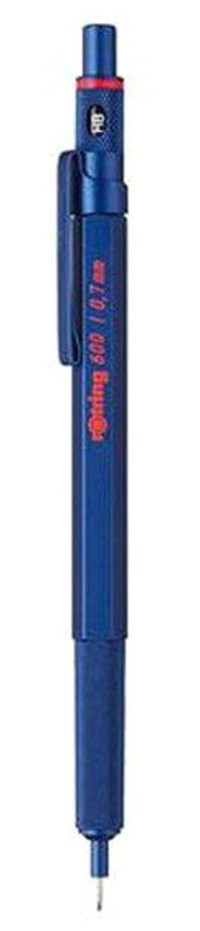 Rotring 600 Silgili Metal Metalik Mavi 0.7 mm Uçlu Versatil Kalem