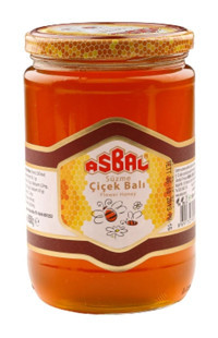 Asbal Süzme Çiçek Balı 850 gr