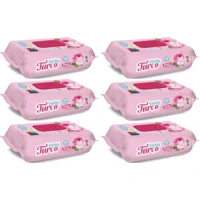 Baby Turco Rose 90 Yaprak 6'lı Paket Islak Mendil