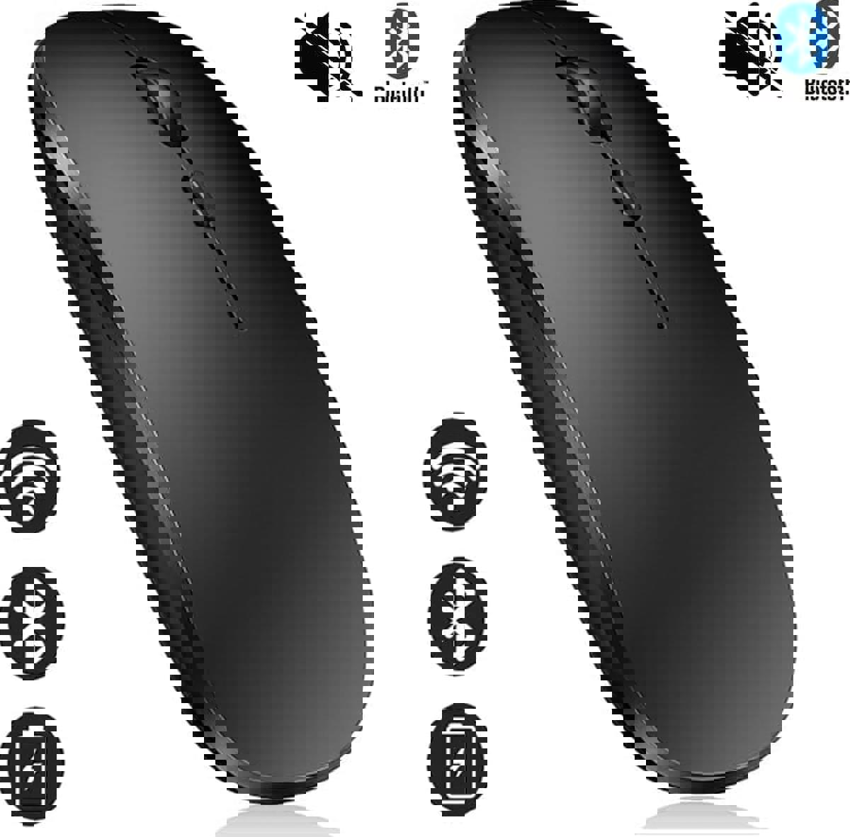 Alfalink AL BT15 Ergonomik Kablosuz Siyah Optik Mouse
