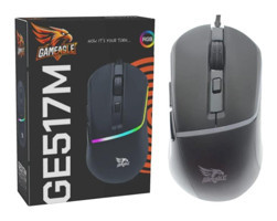 Gameagle GE517M RGB Ergonomik Makrolu Kablolu Siyah Optik Gaming Mouse