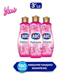 Abc Parfumia Konsantre Romantik Gül 60 Yıkama Yumuşatıcı 3x1.44 lt