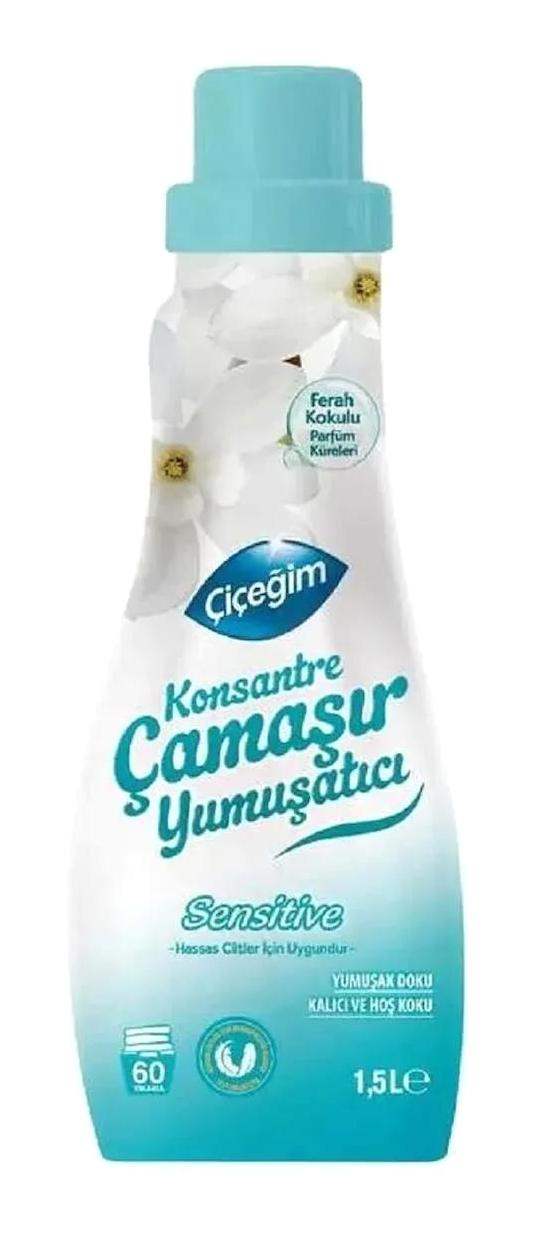 Çiçeğim Konsantre 60 Yıkama Yumuşatıcı 1.5 lt