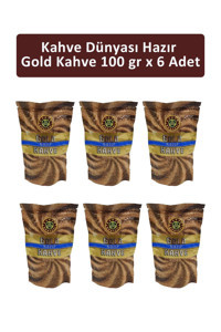 Kahve Dünyası Gold Paket Granül Kahve 6x100 gr