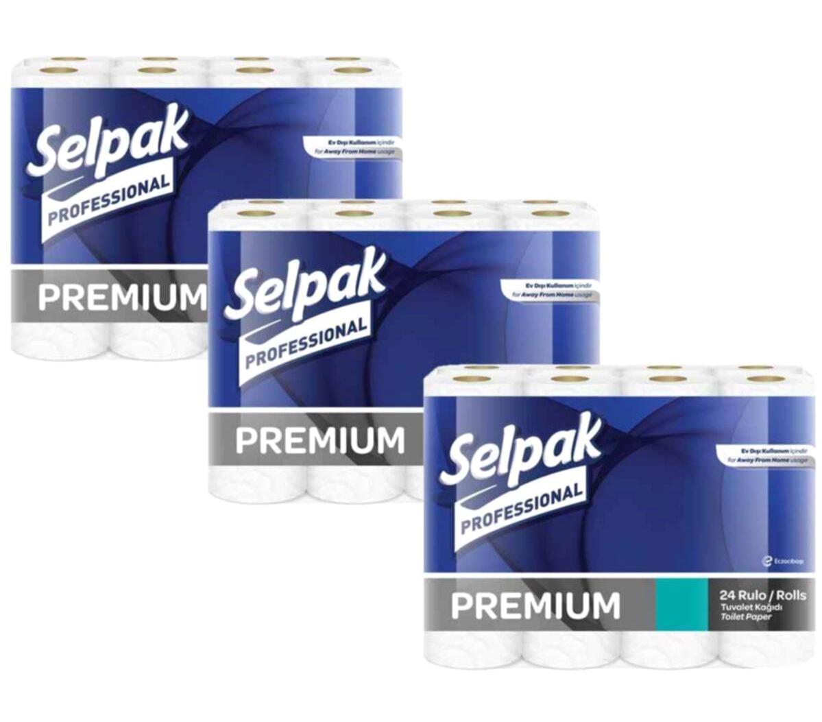 Selpak Professional Premium 3 Katlı 72'li Tuvalet Kağıdı