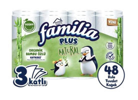Familia Plus Natural 3 Katlı 48'li Tuvalet Kağıdı