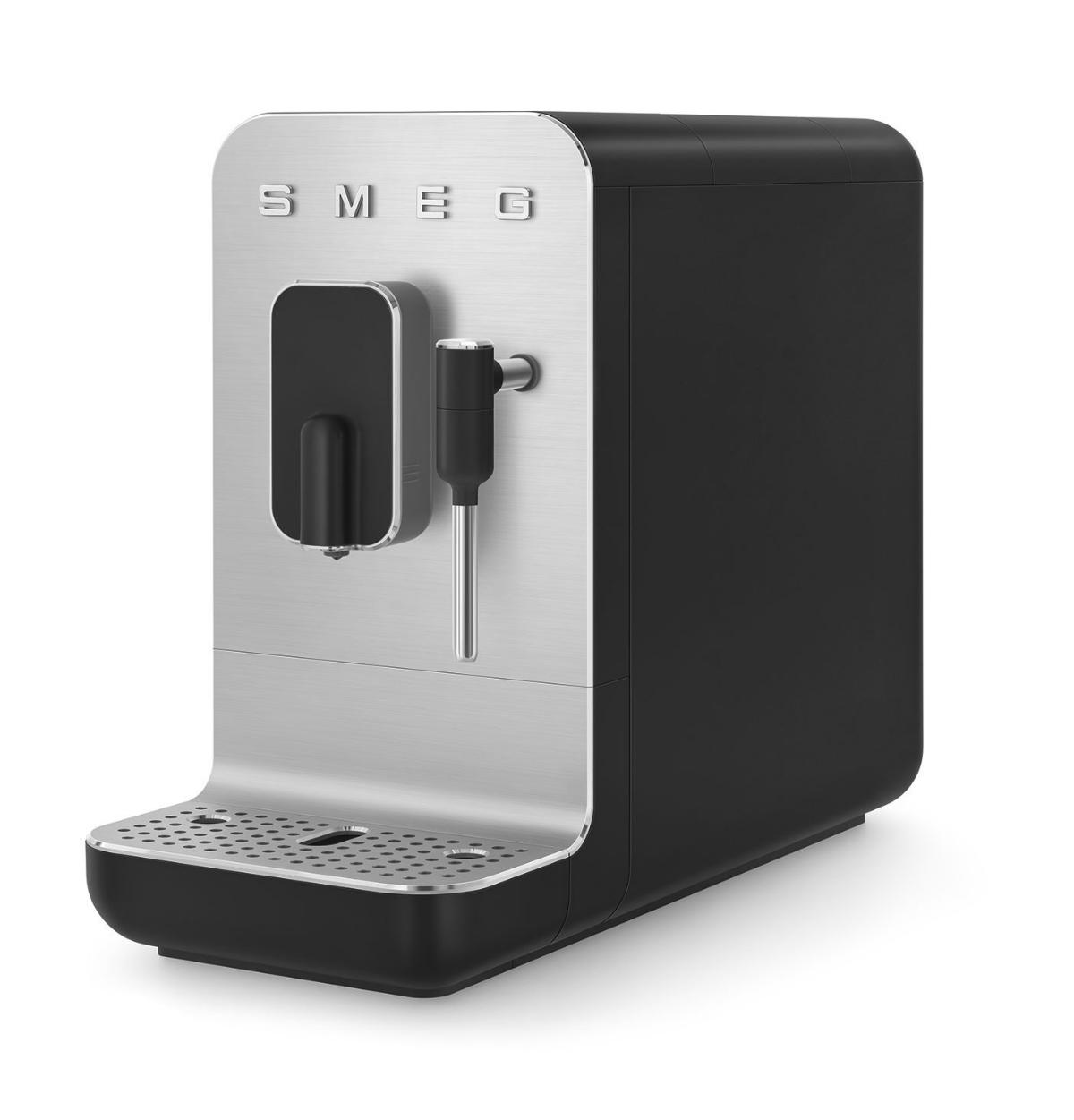 Smeg Style BCC02 1350 W Tezgah Üstü Öğütücülü Tam Otomatik Espresso Makinesi Siyah