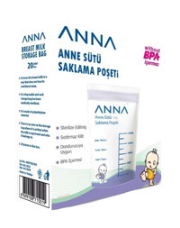 Anna Süt Saklama Poşeti 20'li