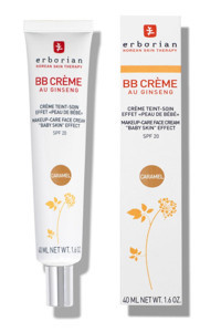 Erborian Crème Au Ginseng Baby Skin Effect Makeup-Care Tüm Ciltler İçin BB Krem Açık - Orta Ton