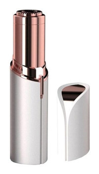 Flawless 400 mAH Tüm Ciltler İçin Tek Başlıklı Pilli Titreşimli Yüz Temizleme Cihazı Beyaz