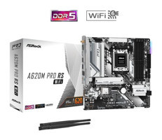 Asrock Pro RS A620 AM5 Soket DDR5 7200 MHz PCIe 4.1 Wi-Fi Micro ATX AMD Uyumlu Anakart