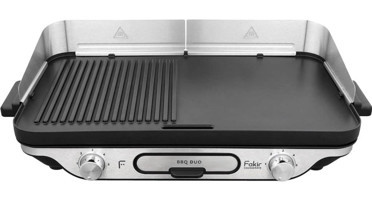 Fakir BBQ Duo Kapaklı 2200 W Döküm Elektrikli Izgara