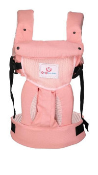 Momella Baby Ergonomik 15 kg Kapasiteli Yenidoğan Kanguru Pembe