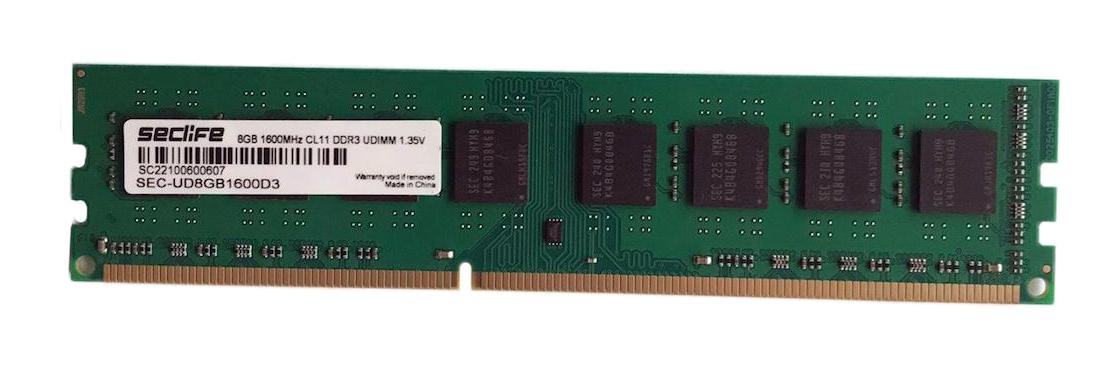 Seclife SEC-UD8GB1600D3 8 GB DDR3 1x8 1600 MHz Ram