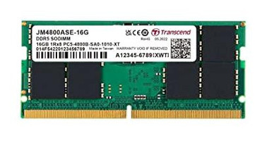 Transcend JM4800ASE-16G 16 GB DDR5 1x16 4800 MHz Ram