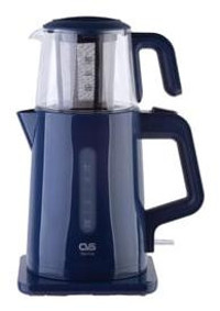 Cvs DN 1540 Tea Me Cam Demlikli 1800 W Plastik Gövdeli Lacivert Çay Makinesi