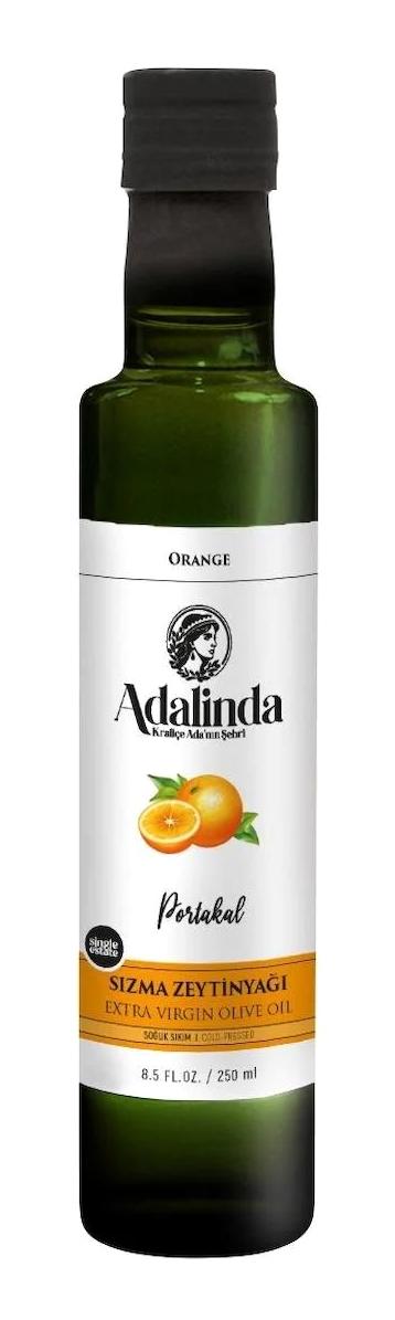Adalinda Portakallı Soğuk Sıkım Cam Sızma Zeytinyağı 250 ml