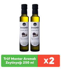 Teosole Soğuk Sıkım Organik Polifenolsüz Cam Sızma Zeytinyağı 2x250 ml