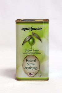 Aydoğanlar Soğuk Sıkım Teneke Sızma Zeytinyağı 1 lt