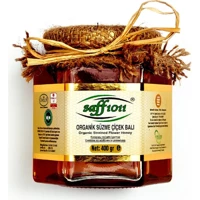 Saff Organik Süzme Çiçek Balı 400 gr