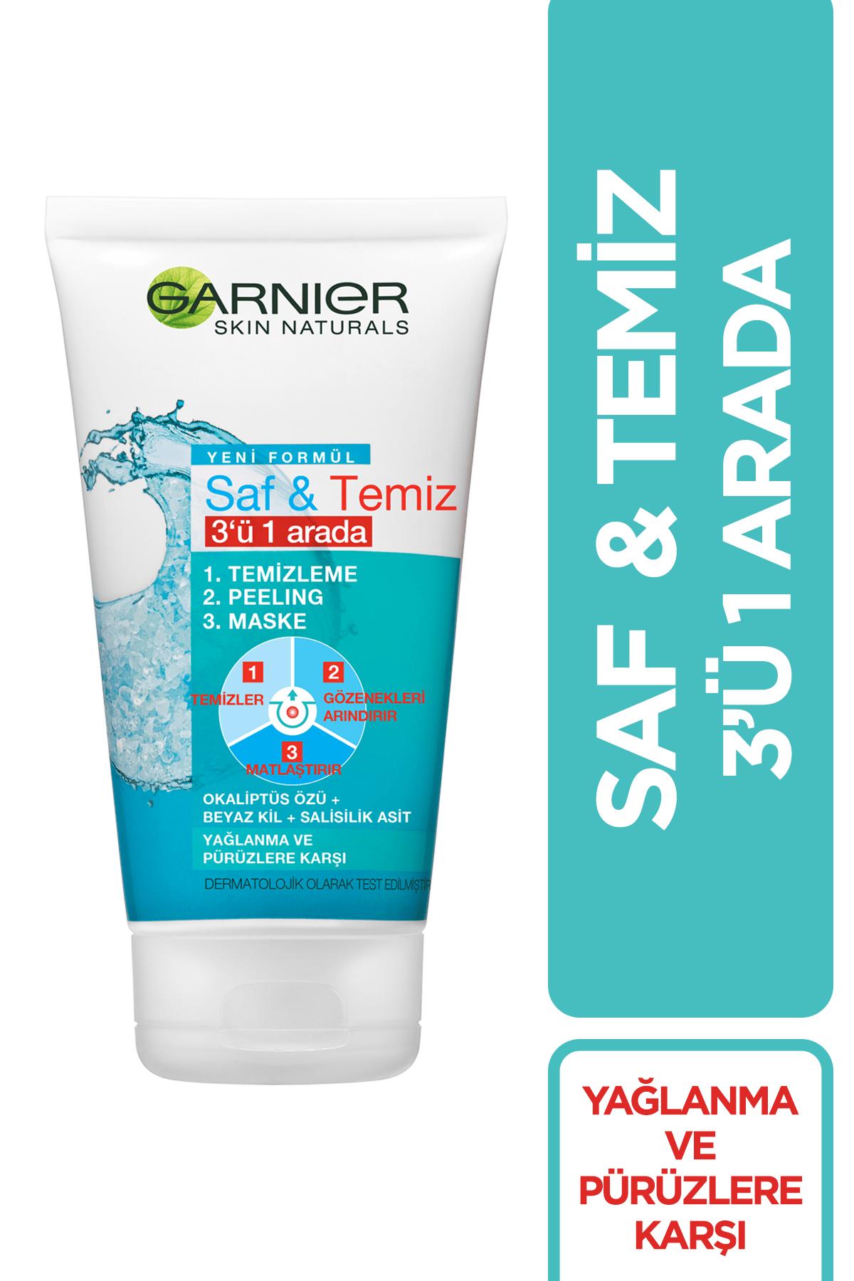 Garnier Siyah Nokta Karşıtı Leke Giderici Jel Tüp Yüz Peelingi 150 ml
