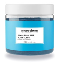 Maru.derm Himalaya Tuzu Vücut Siyah Nokta Karşıtı Leke Giderici Sıkılaştırıcı Partiküllü Kavanoz Yüz Peelingi 250 ml