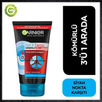 Garnier Kömürlü Siyah Nokta Karşıtı Leke Giderici Sıkılaştırıcı Jel Tüp Yüz Peelingi 150 ml