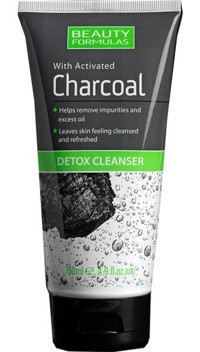 Beauty Formulas Charcoal Detox Siyah Nokta Karşıtı Leke Giderici Sıkılaştırıcı Krem Tüp Yüz Peelingi 150 ml