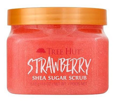 Tree Hut Strawberry Shea Leke Giderici Sıkılaştırıcı Jel Kavanoz Yüz Peelingi 510 gr