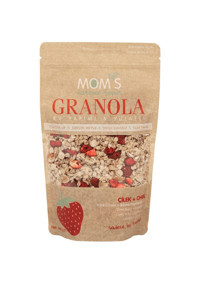 Mom's Natural Foods Çilek Chia Granola 360 gr