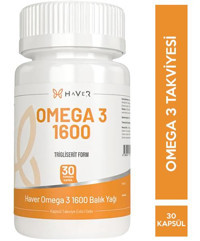 Haver Omega 3 Kapsül 1600 mg 30 Adet