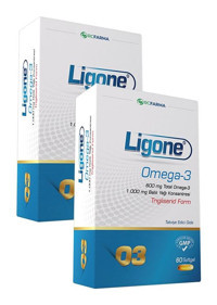 Ligone Omega 3 Kapsül 1000 mg 2x60 Adet