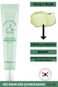 Dermal Centella Asiatica Tüm Ciltler için Göz Çevresi Krem Tüp 40 gr