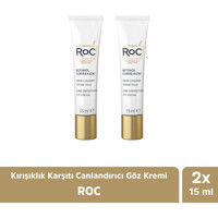 Roc Kırışıklık Karşıtı Tüm Ciltler için Göz Çevresi Krem Tüp 2x15 ml