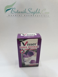 Visser Mor Su Bazlı Organik Toz Gıda Boyası 9 gr