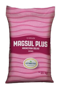 Gübretaş Magsül Plus Magnezyum Sülfat Bitki Toprak-Yaprak Granül Gübre 25 kg